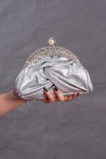 Rhinestone Decor Pearl-Embeded Bag