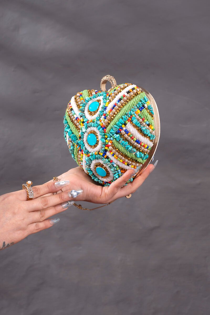 Rhinestone Decor Beats & Gems-Embeded Bag