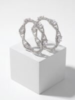 Silver-Tone Crystal Elegance Kadas